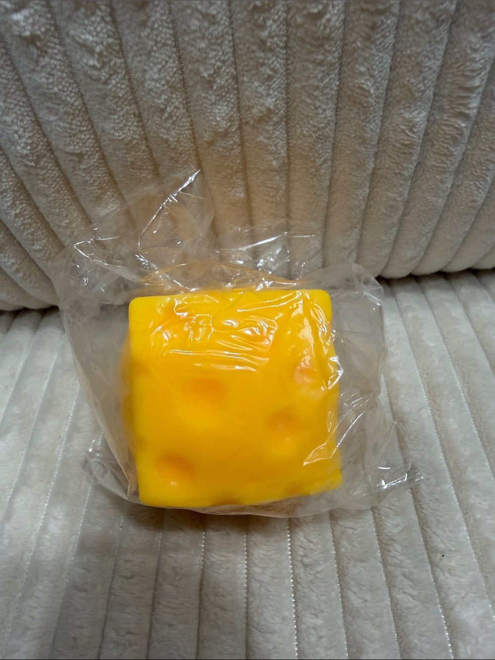 Soft Mini Cheese Squishie. New in package.
